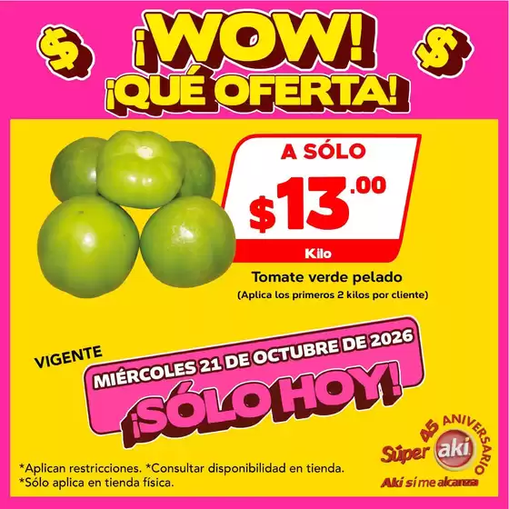 Catálogo Aki Gran Mayoreo | Descubre ofertas atractivas | 2026-10-21T00:00:00.000Z - 2026-10-21T00:00:00.000Z