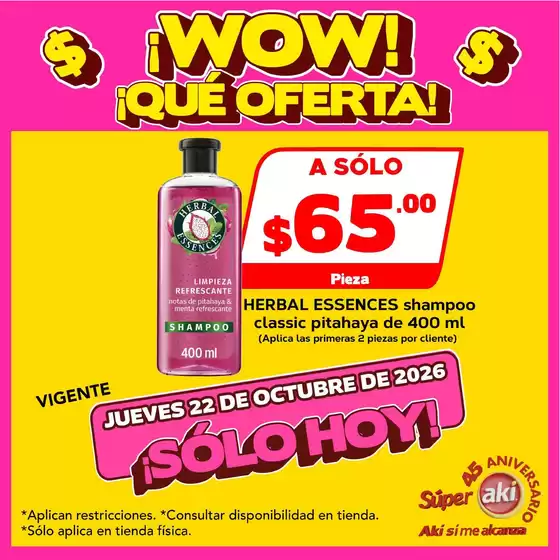 Catálogo Súper Aki | Nuestras mejores gangas | 2026-10-22T00:00:00.000Z - 2026-10-22T00:00:00.000Z