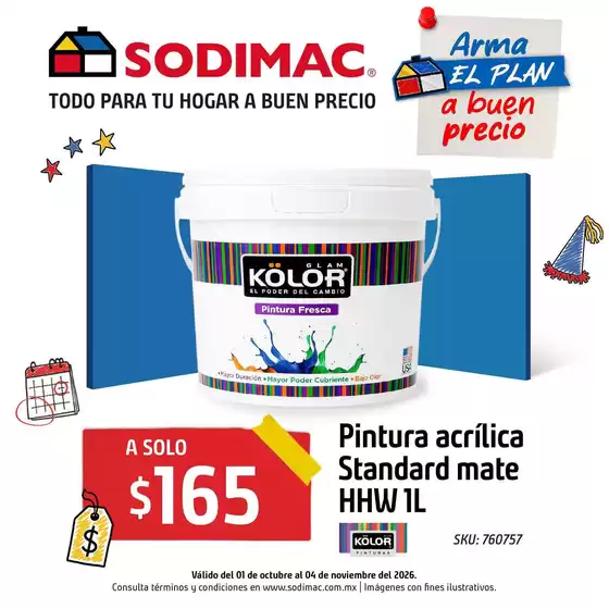 Catálogo Sodimac Constructor | Descubre ofertas atractivas | 2026-10-01T00:00:00.000Z - 2026-11-04T00:00:00.000Z