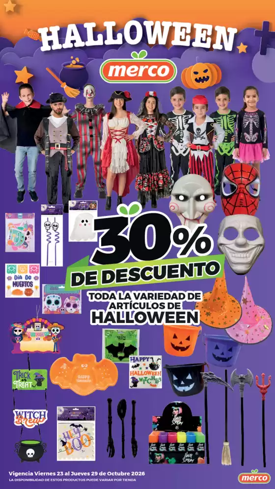 Catálogo Merco en Calimaya de Díaz González | Halloween | 2026-10-23T00:00:00.000Z - 2026-11-05T00:00:00.000Z