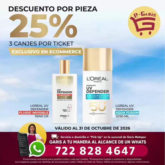 Catálogo Garis | Ofertas principales para ahorradores | 2026-10-23T00:00:00.000Z - 2026-10-31T00:00:00.000Z