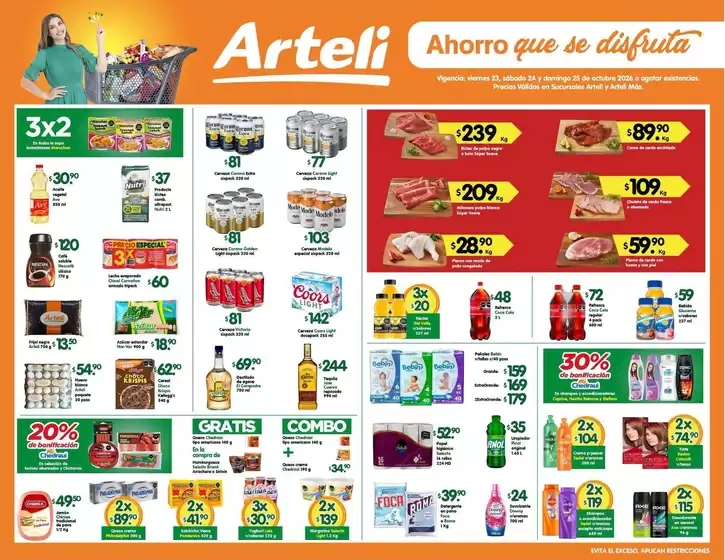 Catálogo Arteli express en Temaxcalapa | Grandes descuentos en productos seleccionados | 2026-10-23T00:00:00.000Z - 2026-10-25T00:00:00.000Z
