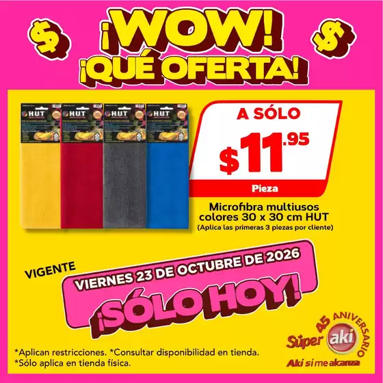 Catálogo Aki Gran Mayoreo en Compostela | Excelente oferta para todos los clientes | 2026-10-23T00:00:00.000Z - 2026-10-23T00:00:00.000Z