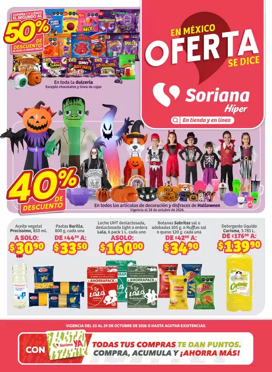 Catálogo Soriana Híper | En México Oferta se Dice Soriana Hiper Nacional | 2026-10-23T00:00:00.000Z - 2026-10-29T00:00:00.000Z