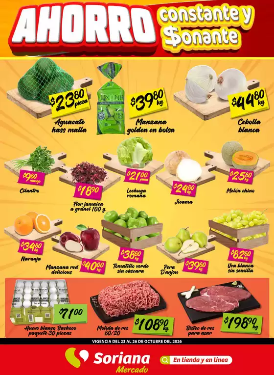 Catálogo Soriana Mercado | Nuestras mejores ofertas para ti | 2026-10-23T00:00:00.000Z - 2026-10-26T00:00:00.000Z