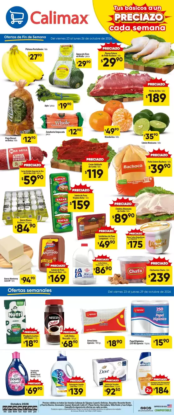 Catálogo Calimax | Ofertas y gangas exclusivas | 2026-10-23T00:00:00.000Z - 2026-10-29T00:00:00.000Z