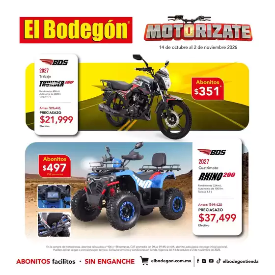 Catálogo El Bodegón | Nuestras mejores ofertas para ti | 2026-10-14T00:00:00.000Z - 2026-11-02T00:00:00.000Z