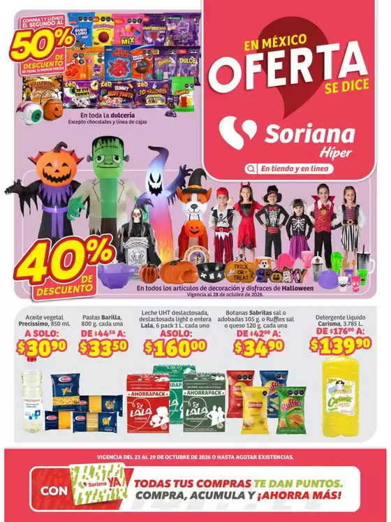 Catálogo Soriana Híper en Puente de Ixtla | En México Oferta se Dice Soriana Hiper Nacional | 2026-10-26T00:00:00.000Z - 2026-10-29T00:00:00.000Z