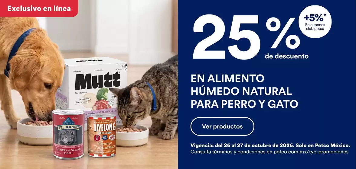 Catálogo Petco | Ofertas Petco | 2026-10-26T00:00:00.000Z - 2026-10-27T00:00:00.000Z