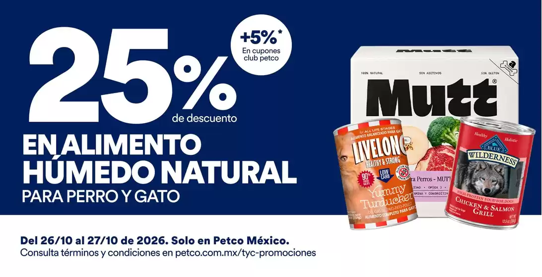 Catálogo Petco | Ofertas y promociones actuales | 2026-10-26T00:00:00.000Z - 2026-10-27T00:00:00.000Z