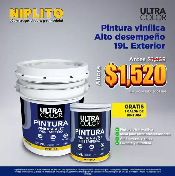 Catálogo Niplito | Promociones actuales | 2026-10-08T00:00:00.000Z - 2026-11-30T00:00:00.000Z