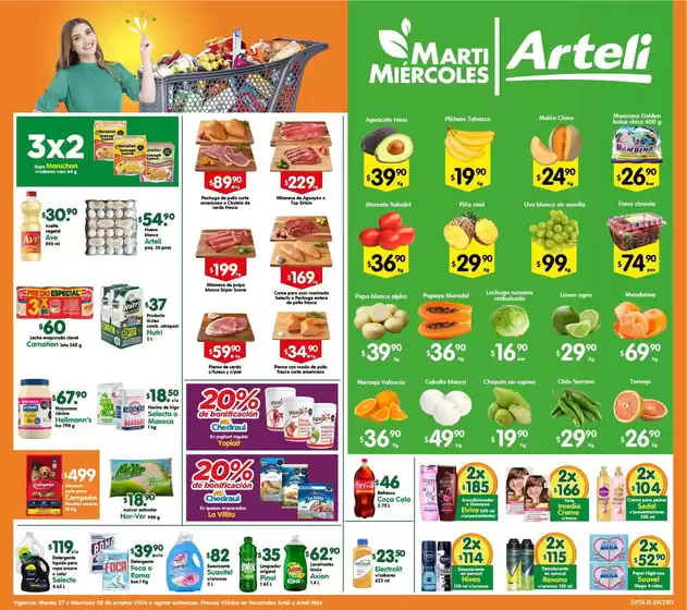 Catálogo Arteli express en San Pedro Tlachichilco | Ofertas Arteli express | 2026-10-27T00:00:00.000Z - 2026-10-28T00:00:00.000Z