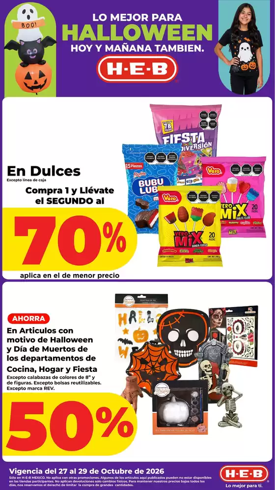 Catálogo HEB en Ecatepec de Morelos | Ofertas HEB | 2026-10-27T00:00:00.000Z - 2026-10-29T00:00:00.000Z