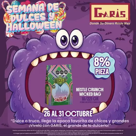 Catálogo Garis | Ofertas principales para todos los clientes | 2026-10-26T00:00:00.000Z - 2026-10-31T00:00:00.000Z