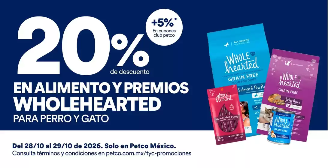 Catálogo Petco en Heroica Nogales | Ahorra ahora con nuestras ofertas | 2026-10-28T00:00:00.000Z - 2026-10-29T00:00:00.000Z
