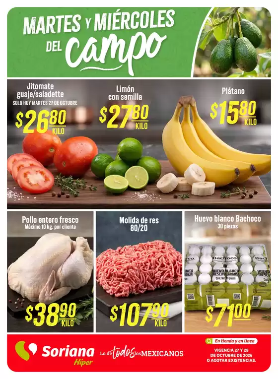 Catálogo Soriana Híper en Tetecala | Gangas exclusivas | 2026-10-28T00:00:00.000Z - 2026-10-28T00:00:00.000Z