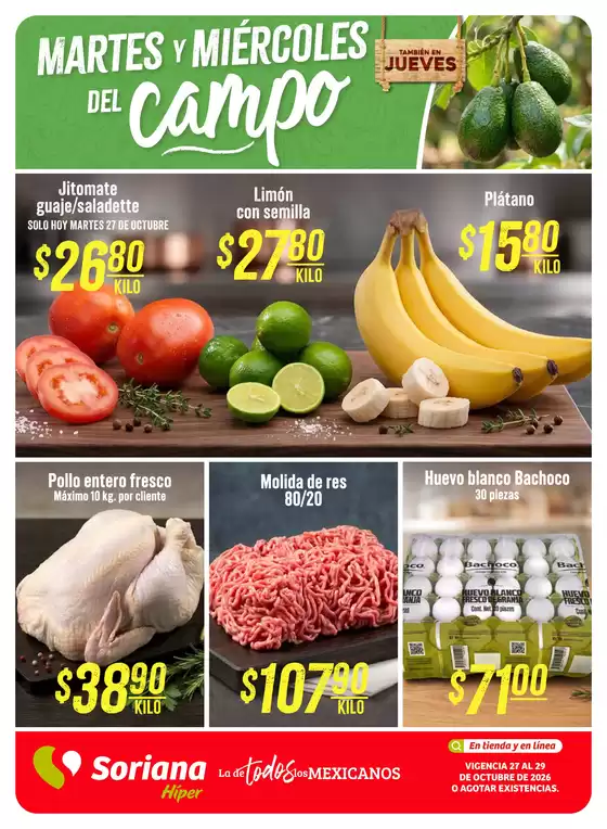 Catálogo Soriana Híper en Tetecala | Nuestras mejores gangas | 2026-10-28T00:00:00.000Z - 2026-10-29T00:00:00.000Z