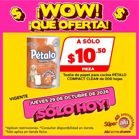 Catálogo Aki Gran Mayoreo en Tala | Ofertas especiales para ti | 2026-10-29T00:00:00.000Z - 2026-11-12T00:00:00.000Z