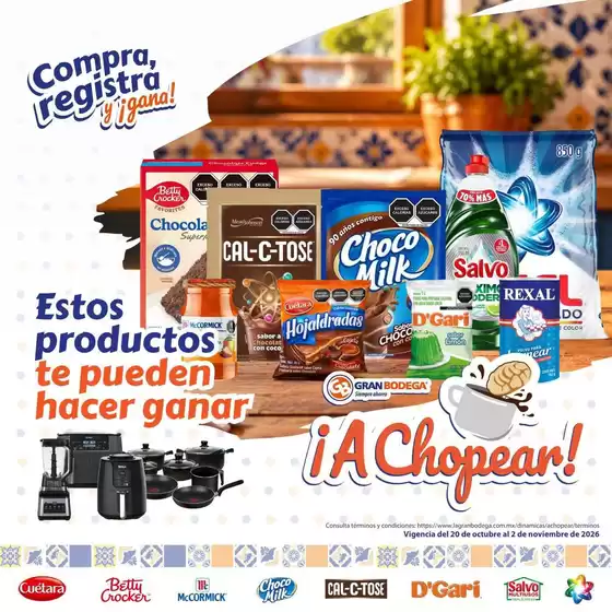 Catálogo La gran bodega en Tala | Ofertas especiales para ti | 2026-10-20T00:00:00.000Z - 2026-11-02T00:00:00.000Z