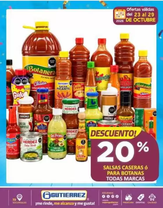 Catálogo Super Gutierrez en Tala | Gran variedad de ofertas | 2026-10-23T00:00:00.000Z - 2026-10-29T00:00:00.000Z