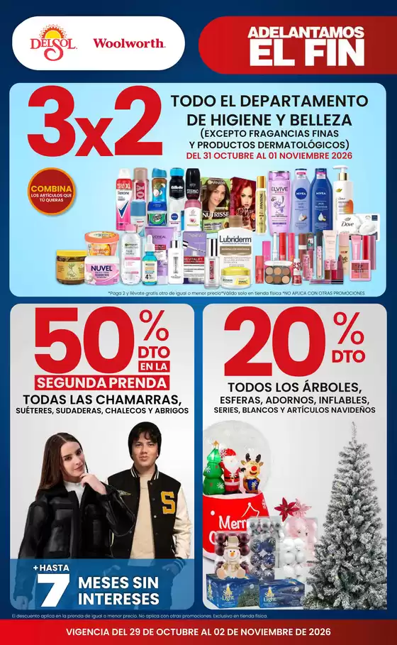 Catálogo Woolworth | Adelantamos el Fin en Tiendas Del Sol y Woolworth | 2026-10-29T00:00:00.000Z - 2026-11-02T00:00:00.000Z