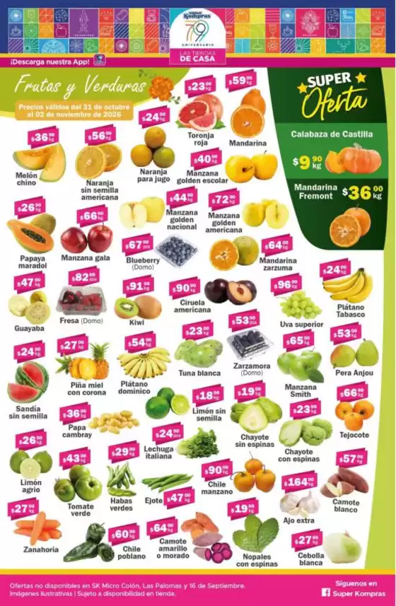 Catálogo Super kompras | Gran variedad de ofertas | 2026-10-31T00:00:00.000Z - 2026-11-02T00:00:00.000Z