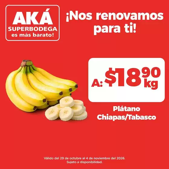 Catálogo AKÁ Superbodega | Gran variedad de ofertas | 2026-10-29T00:00:00.000Z - 2026-11-04T00:00:00.000Z