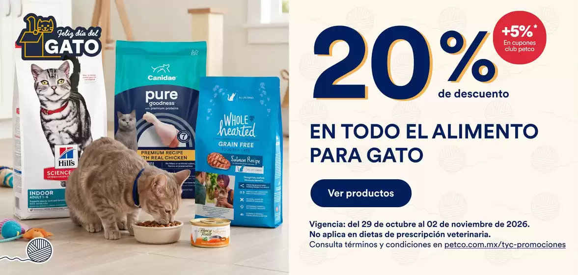 Catálogo Petco en Ciudad Nezahualcóyotl | Ofertas Petco | 2026-10-29T00:00:00.000Z - 2026-11-02T00:00:00.000Z