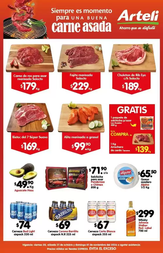 Catálogo Arteli express | Ofertas especiales para ti | 2026-10-30T00:00:00.000Z - 2026-11-01T00:00:00.000Z