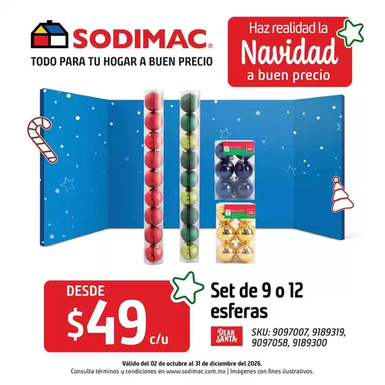 Catálogo Sodimac Constructor | Ofertas principales para todos los cazadores de gangas | 2026-10-02T00:00:00.000Z - 2026-12-31T00:00:00.000Z