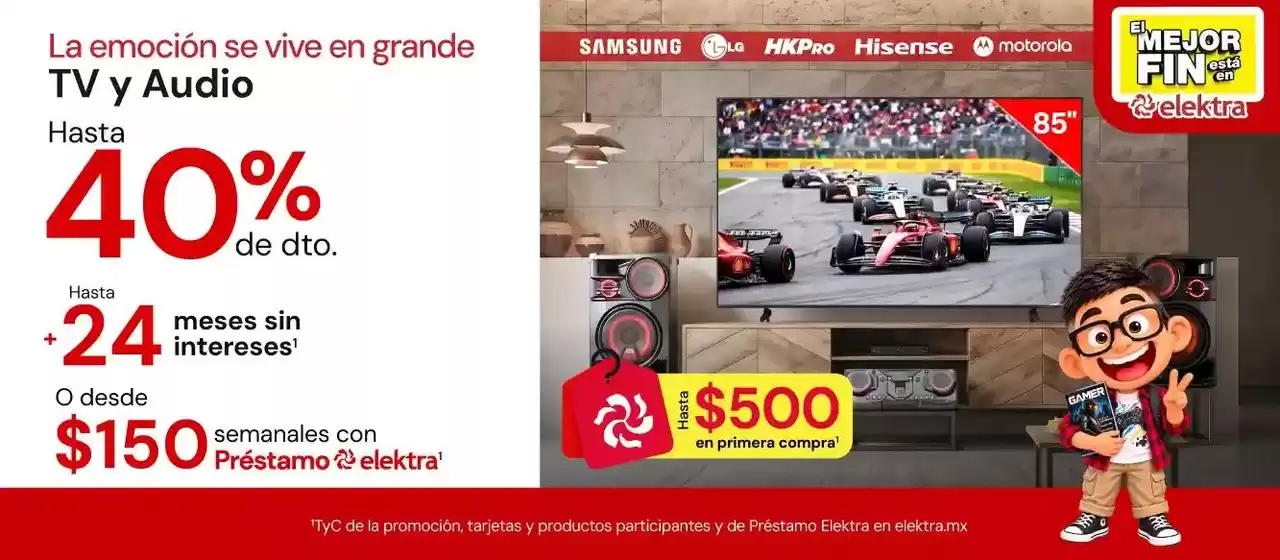 Catálogo Elektra en Guadalupe (Nuevo León) | Ofertas principales para ahorradores | 2026-10-30T00:00:00.000Z - 2026-11-13T00:00:00.000Z